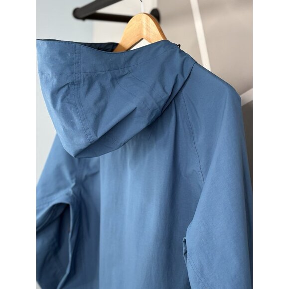 Duluth Trading Co. No-Rainer Waterproof Rain Jacket Men’s M Blue Hooded - Picture 4 of 16